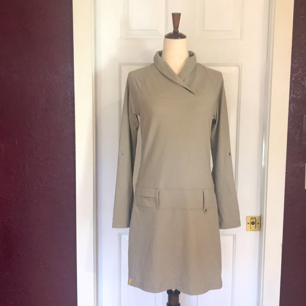 LOLE Evolt Dress, Sz M-Taupe-EUC